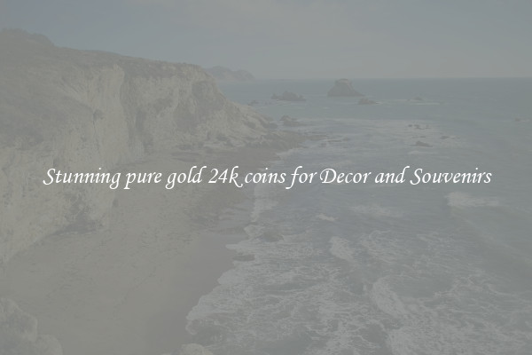 Stunning pure gold 24k coins for Decor and Souvenirs
