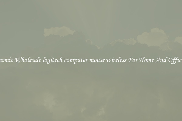 Ergonomic Wholesale logitech computer mouse wireless For Home And Office Use.