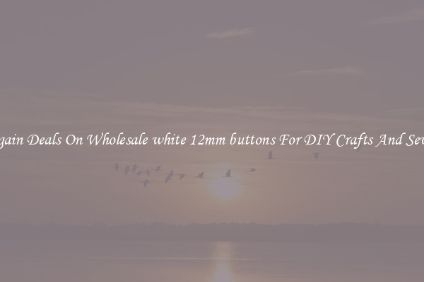 Bargain Deals On Wholesale white 12mm buttons For DIY Crafts And Sewing