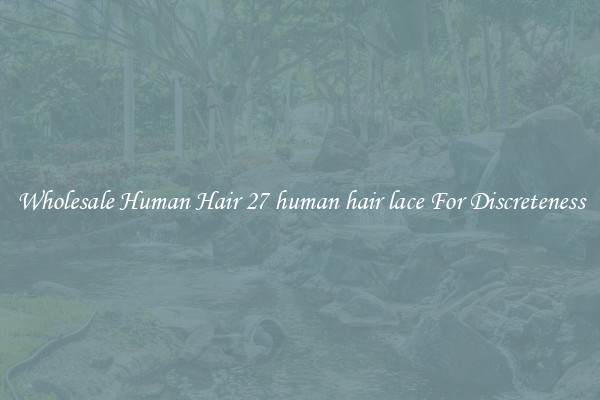 Wholesale Human Hair 27 human hair lace For Discreteness