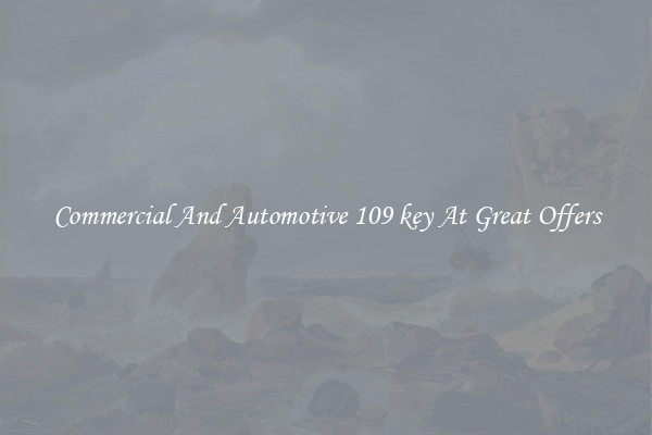 Commercial And Automotive 109 key At Great Offers