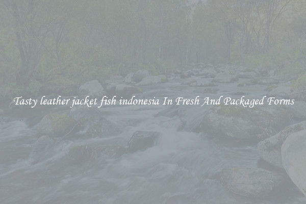 Tasty leather jacket fish indonesia In Fresh And Packaged Forms