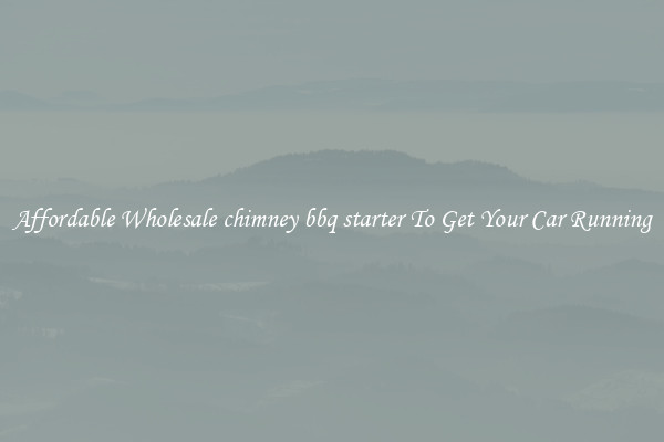 Affordable Wholesale chimney bbq starter To Get Your Car Running