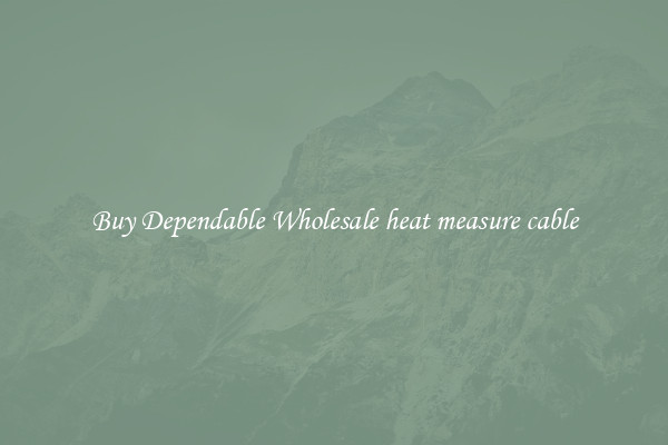 Buy Dependable Wholesale heat measure cable